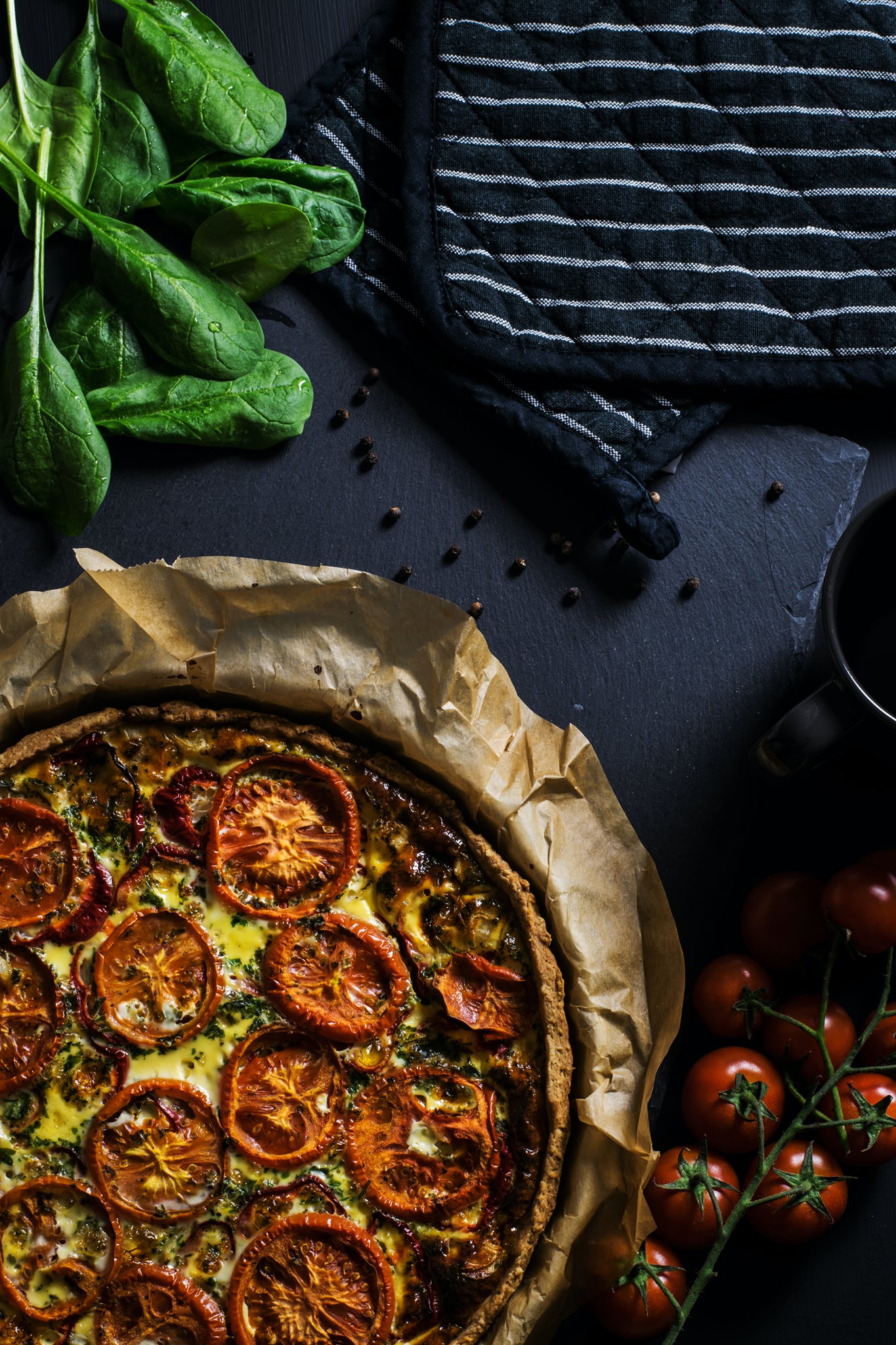 Recette de tarte fine a la tomate ?